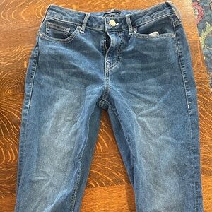 True Religion Women's Skinny Jeans in Medium Blue Wash